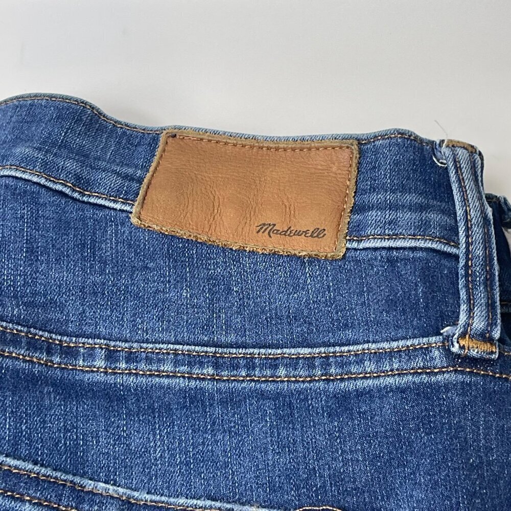 Madewell 10" High-Rise Button Fly Skinny Jeans | Size 29 | Hannah Wash - Picture 11 of 13
